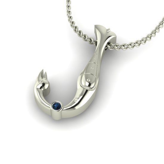 Alphabet Latin J 3D print model_25