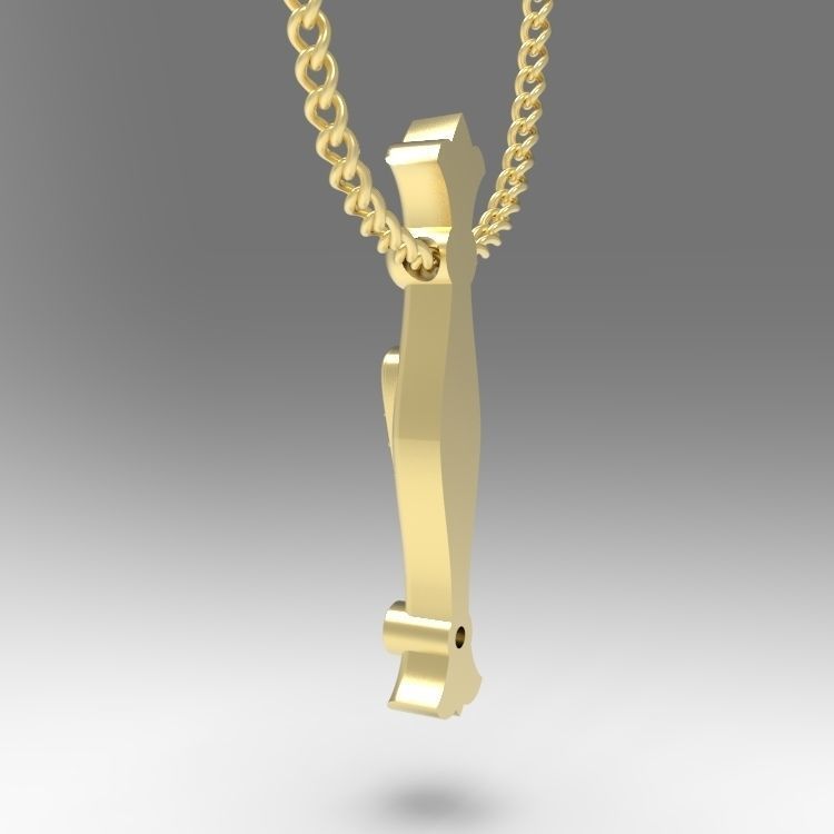 Alphabet Latin I 3D print model_9