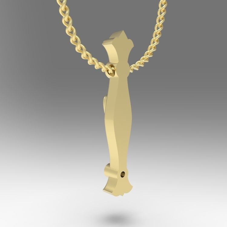 Alphabet Latin I 3D print model_10