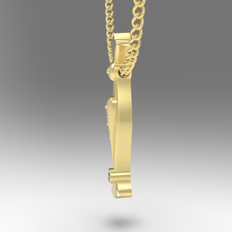 Alphabet Latin I 3D print model_7