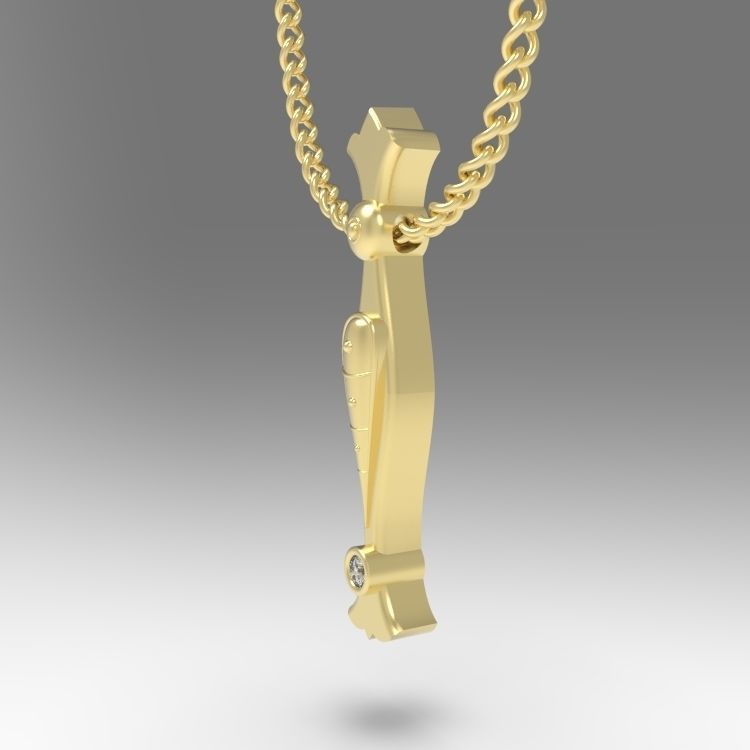 Alphabet Latin I 3D print model_6