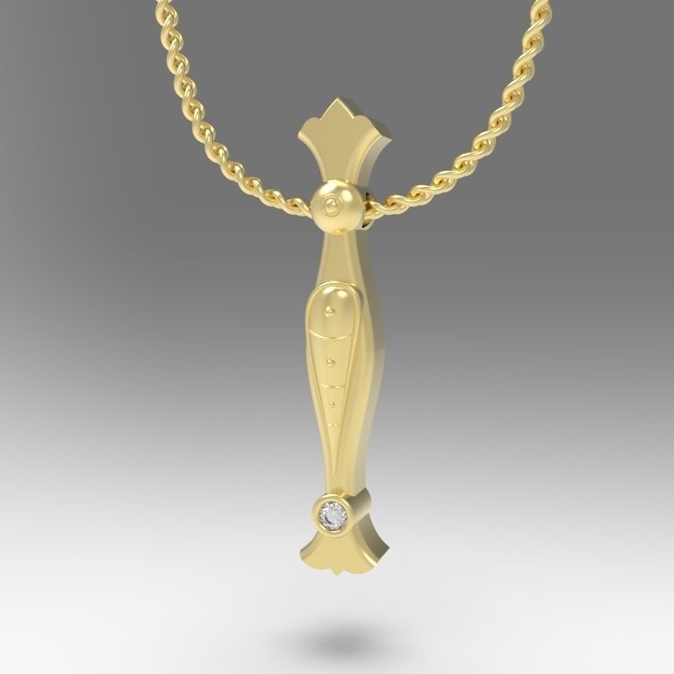 Alphabet Latin I 3D print model_4