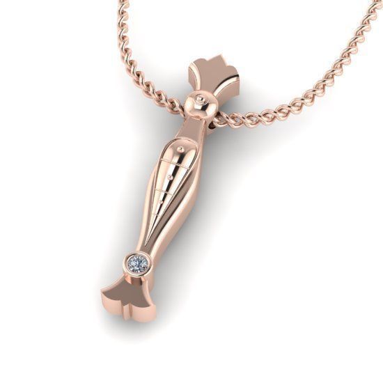 Alphabet Latin I 3D print model_23