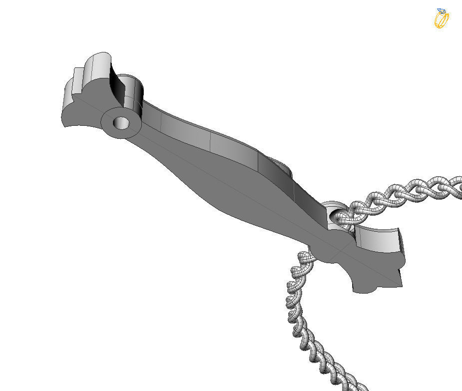 Alphabet Latin I 3D print model_3