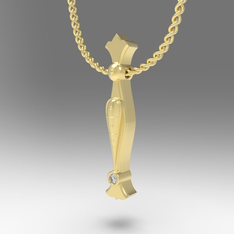 Alphabet Latin I 3D print model_5