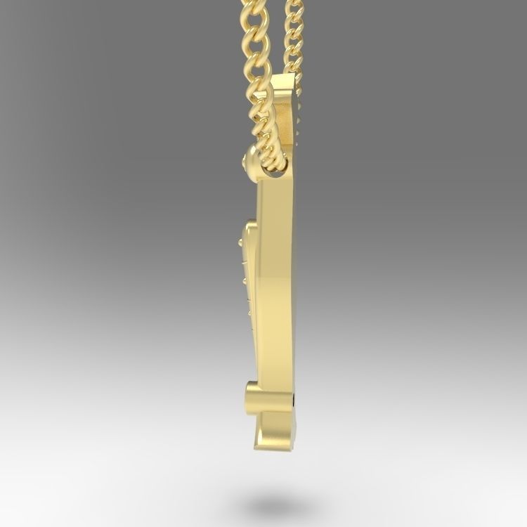 Alphabet Latin I 3D print model_8