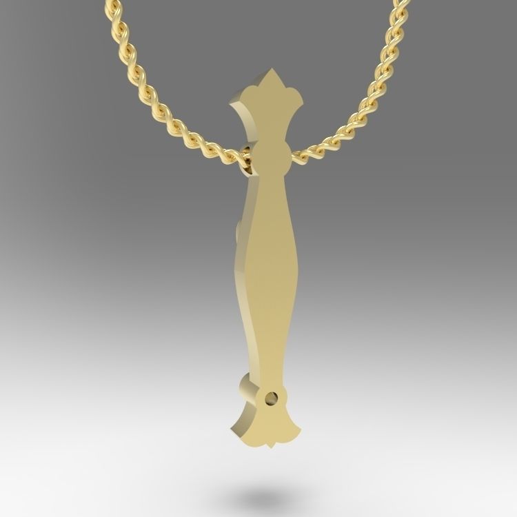 Alphabet Latin I 3D print model_11