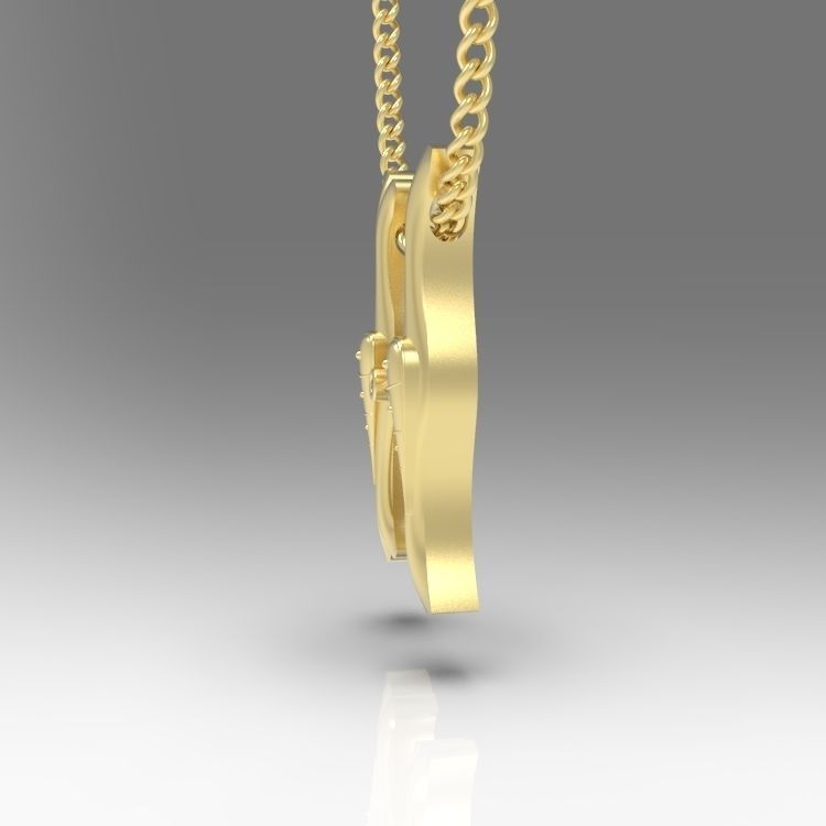 Alphabet Latin H 3D print model_7