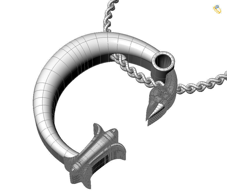 Alphabet Latin G 3D print model_2