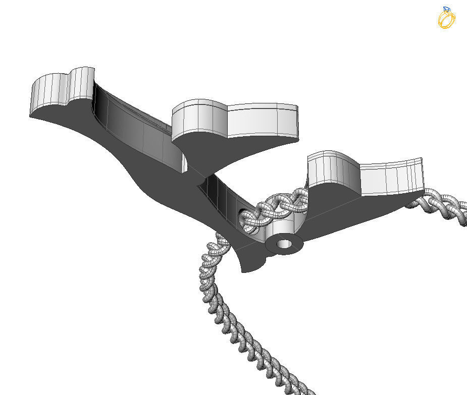 Alphabet Latin F 3D print model_3