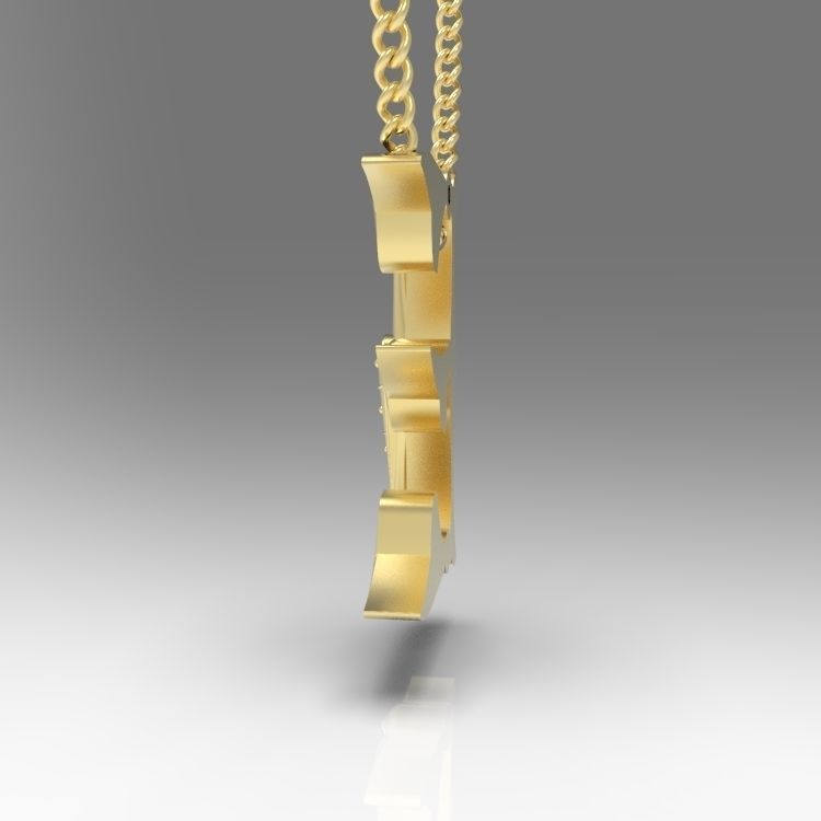 Alphabet Latin E 3D print model_8