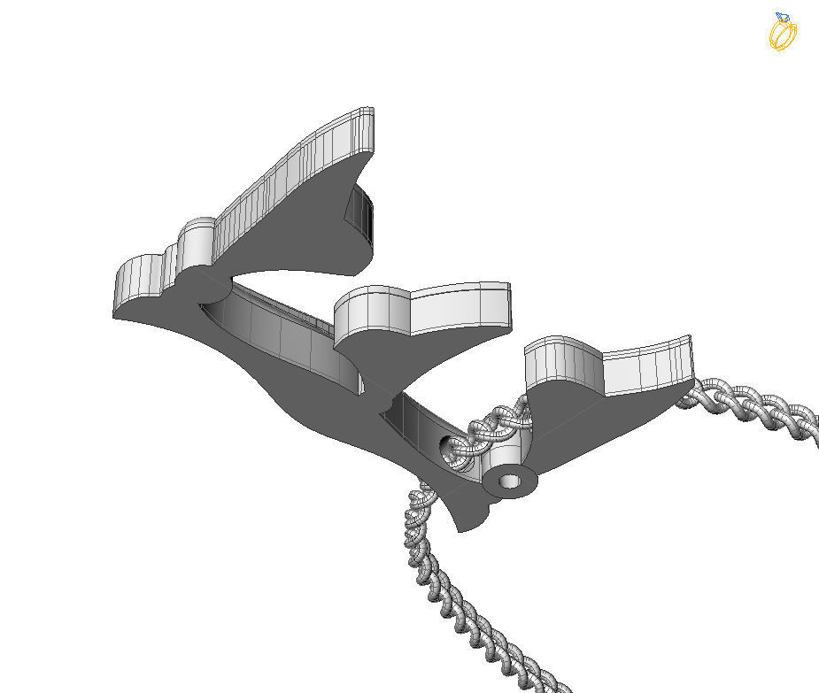 Alphabet Latin E 3D print model_3