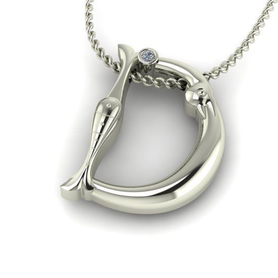 Alphabet Latin D 3D print model_26