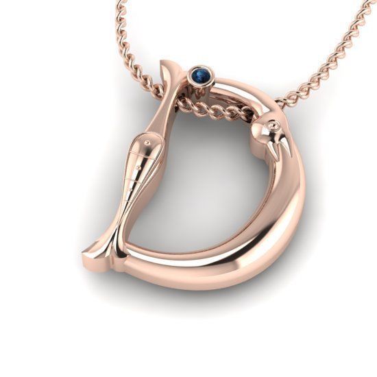 Alphabet Latin D 3D print model_22