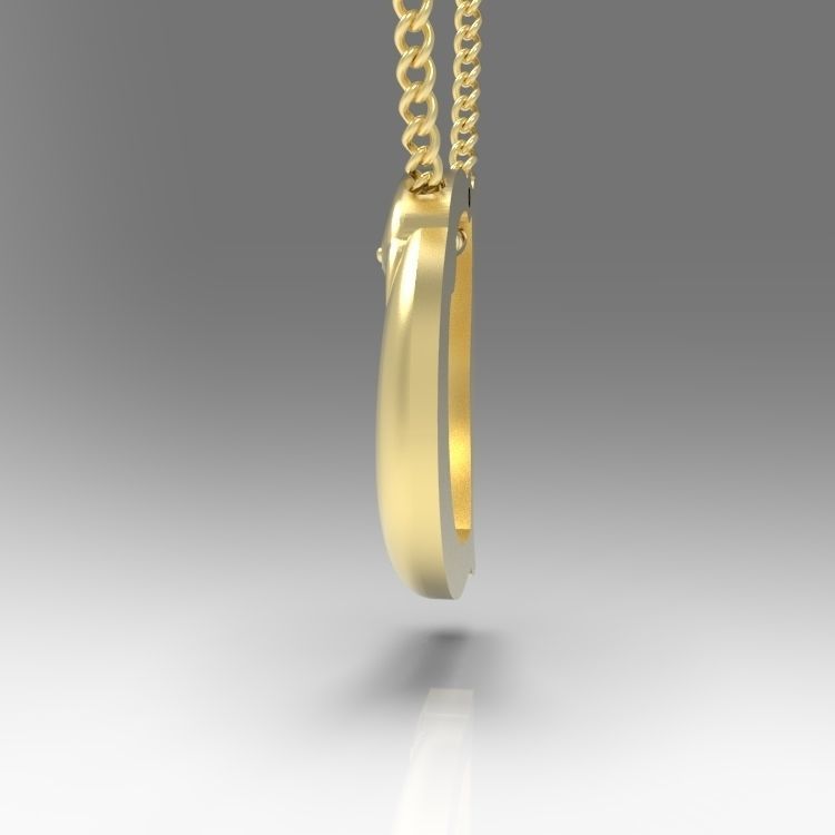 Alphabet Latin D 3D print model_8