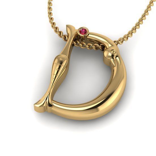 Alphabet Latin D 3D print model_30