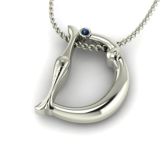 Alphabet Latin D 3D print model_25