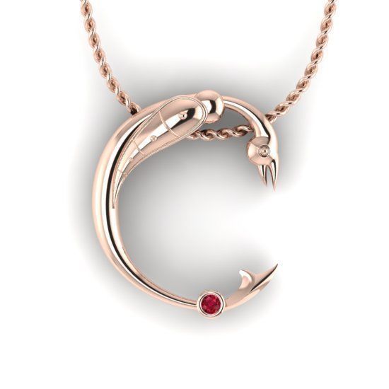 Alphabet Latin C 3D print model_15