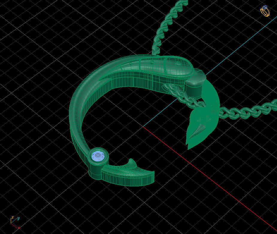 Alphabet Latin C 3D print model_1