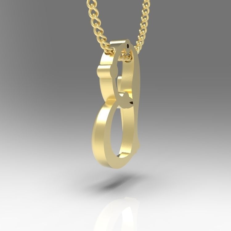 Alphabet Latin B 3D print model_9