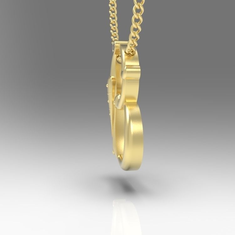 Alphabet Latin B 3D print model_7