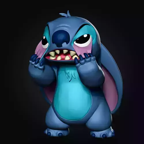 Stitch 3D print model