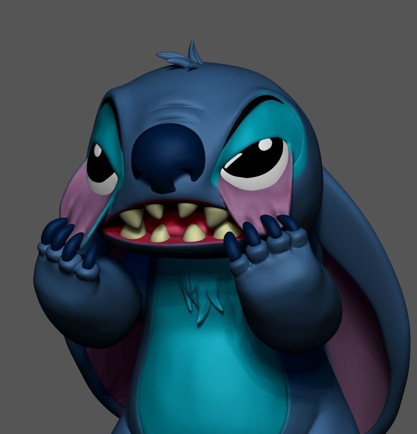 Stitch 3D model 3D printable | CGTrader