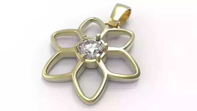 Flower pendant