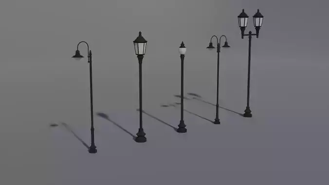 Street Lights PBR - Unreal