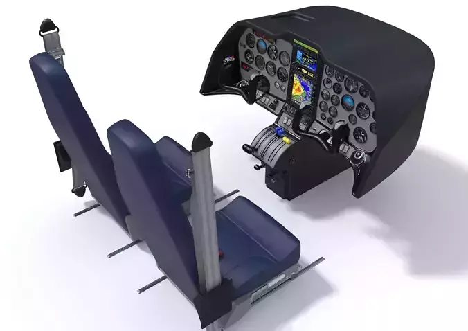 Aircraft Control Panel and Seats 3