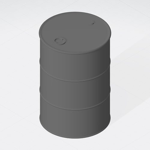 Fuel Drum Free 3D print model
