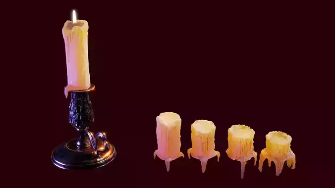 candlestick with candles