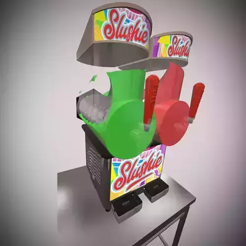 Slush Machine 3D model 3D model