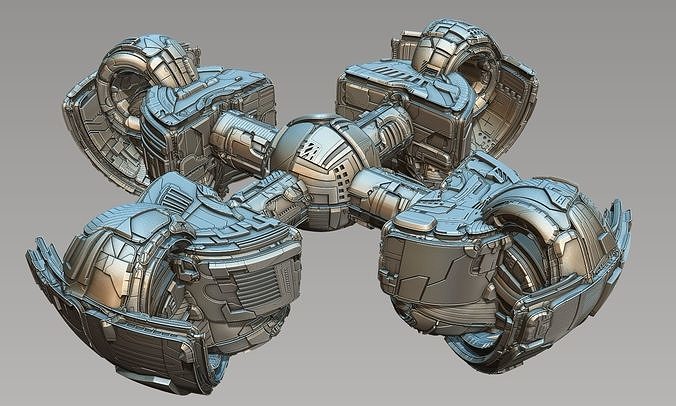 space equipment node 00113 3D model
