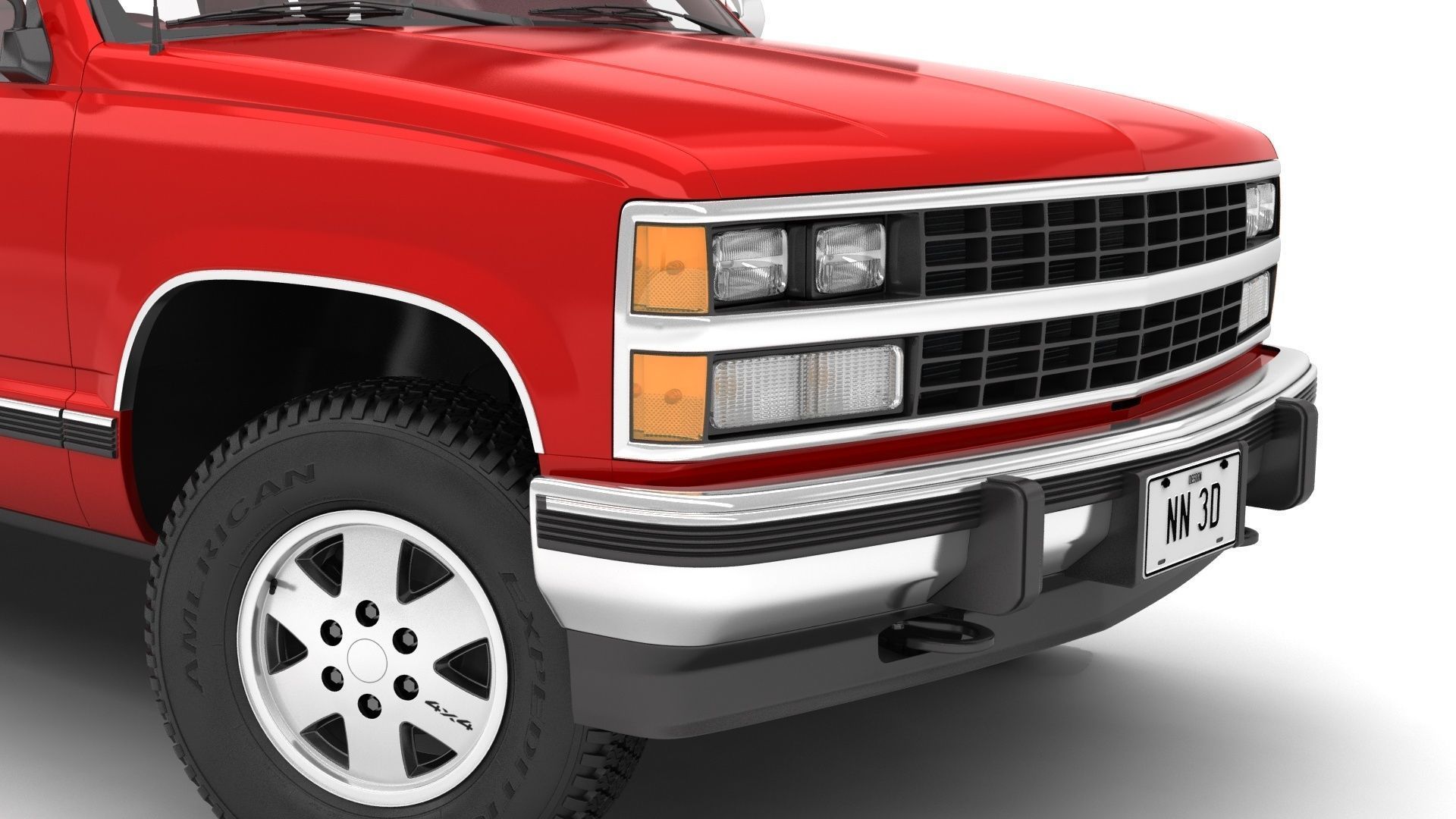 GENERIC PICKUP TRUCK 25 3D model_7