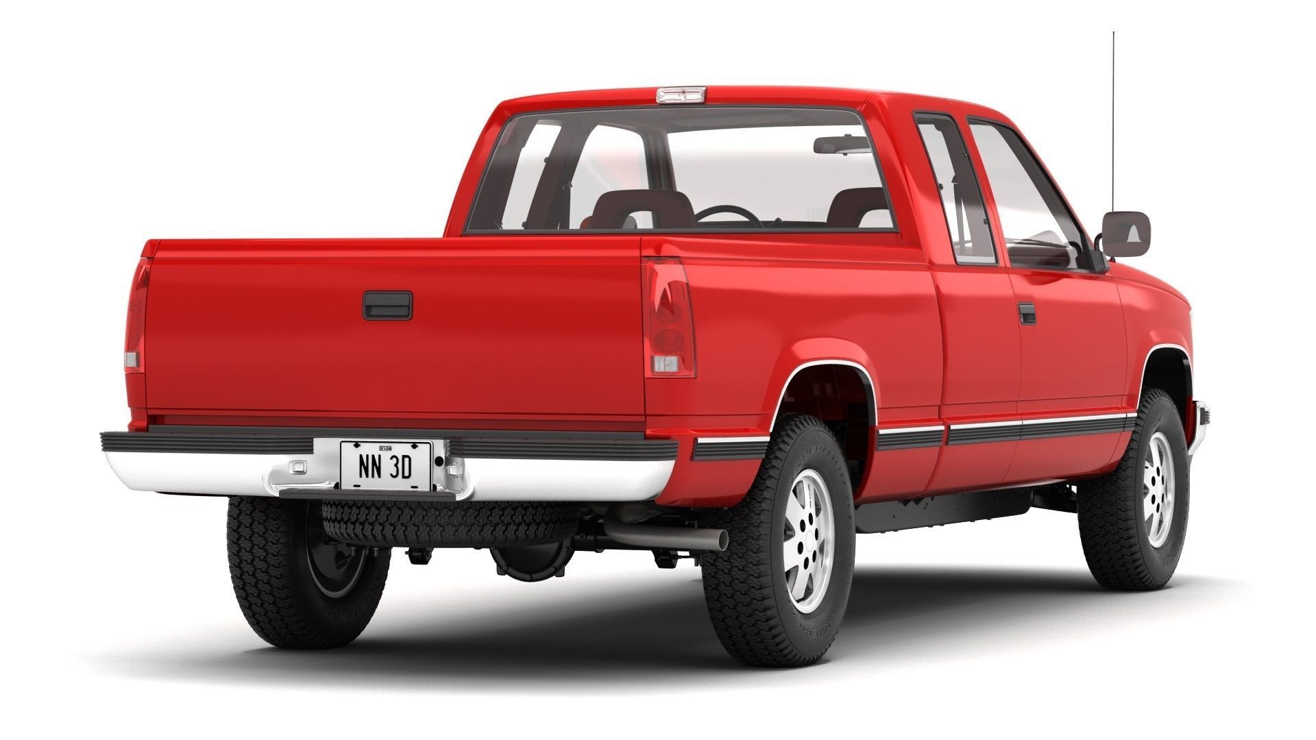 GENERIC PICKUP TRUCK 25 3D model_1