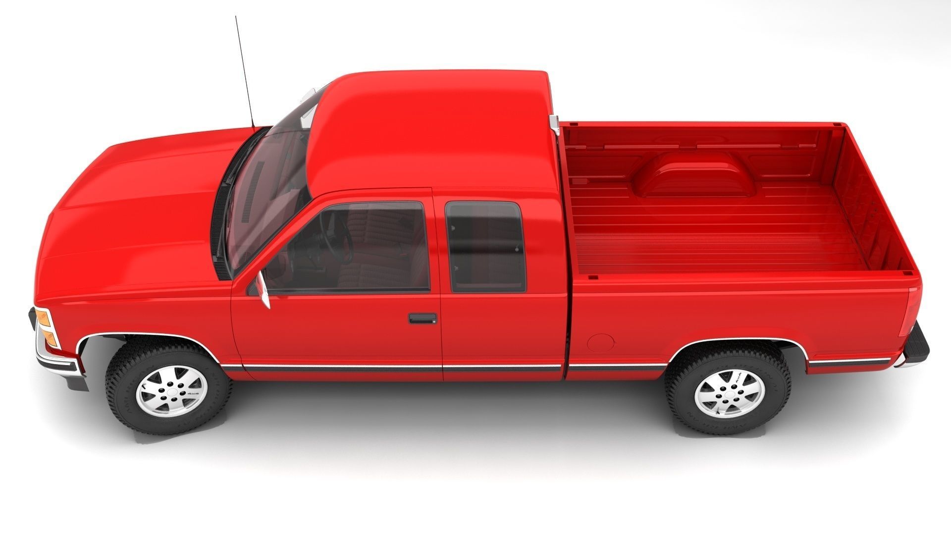 GENERIC PICKUP TRUCK 25 3D model_5