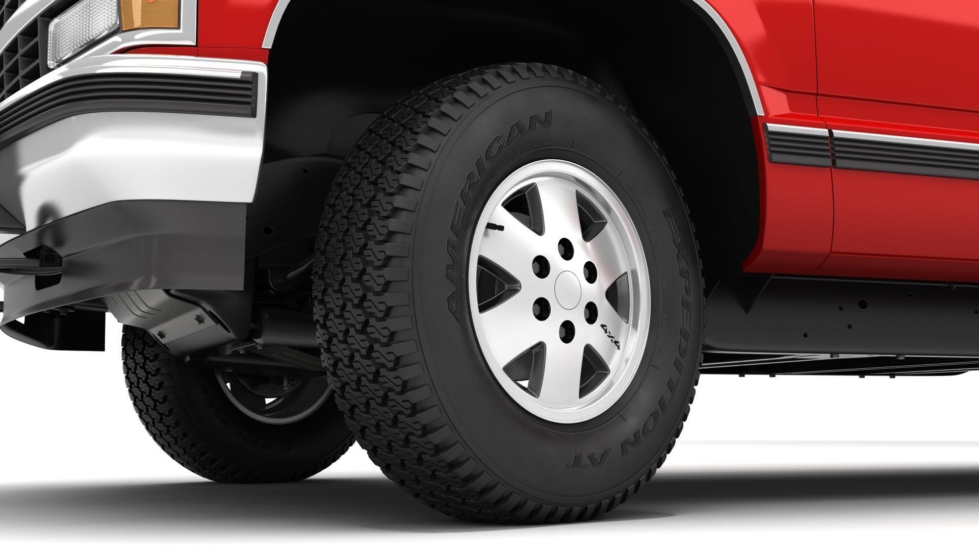 GENERIC PICKUP TRUCK 25 3D model_10