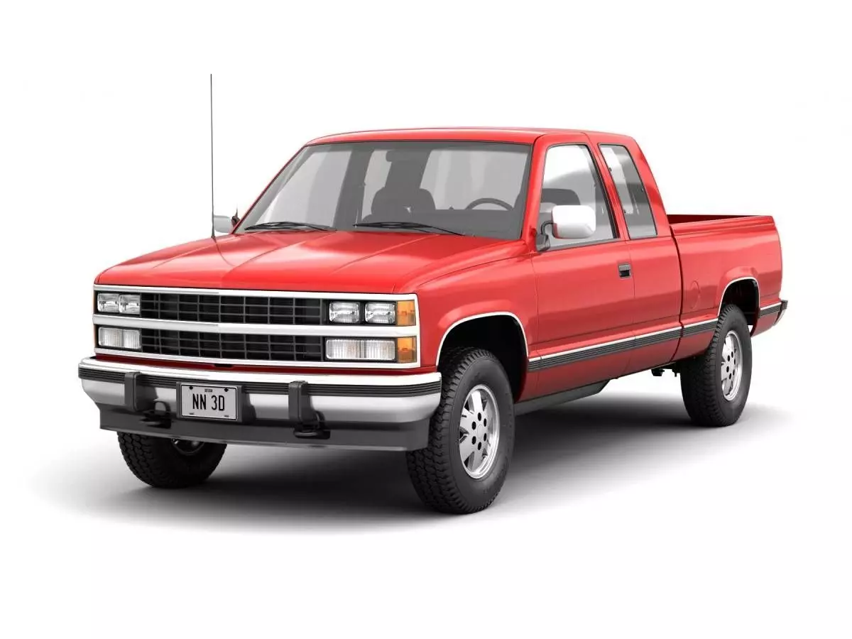 GENERIC PICKUP TRUCK 25 3D model_0