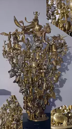 All 151 first generation Kanto Pokemon posed together 3D print model