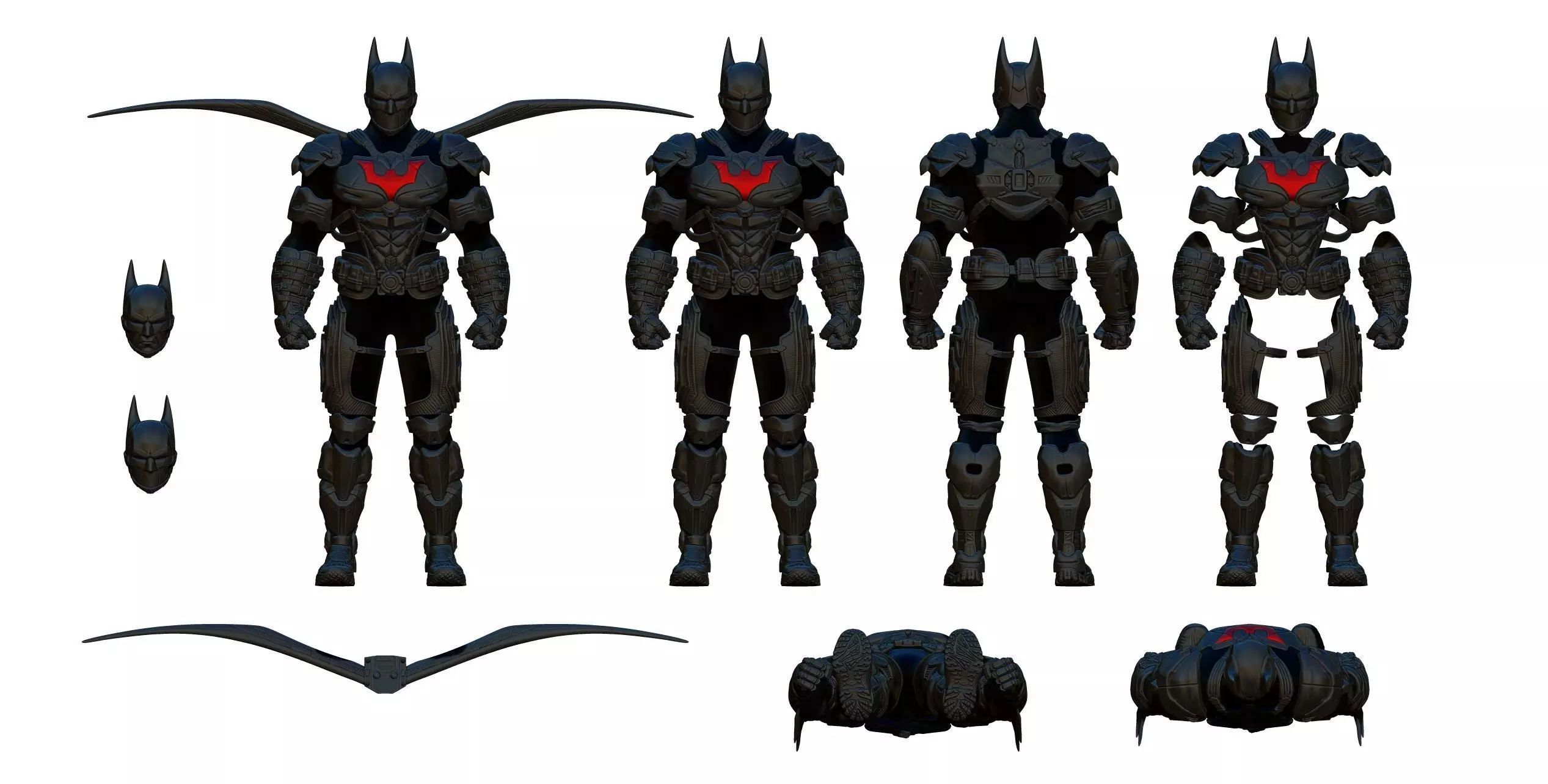 Batman Beyond Armor 3D print model
