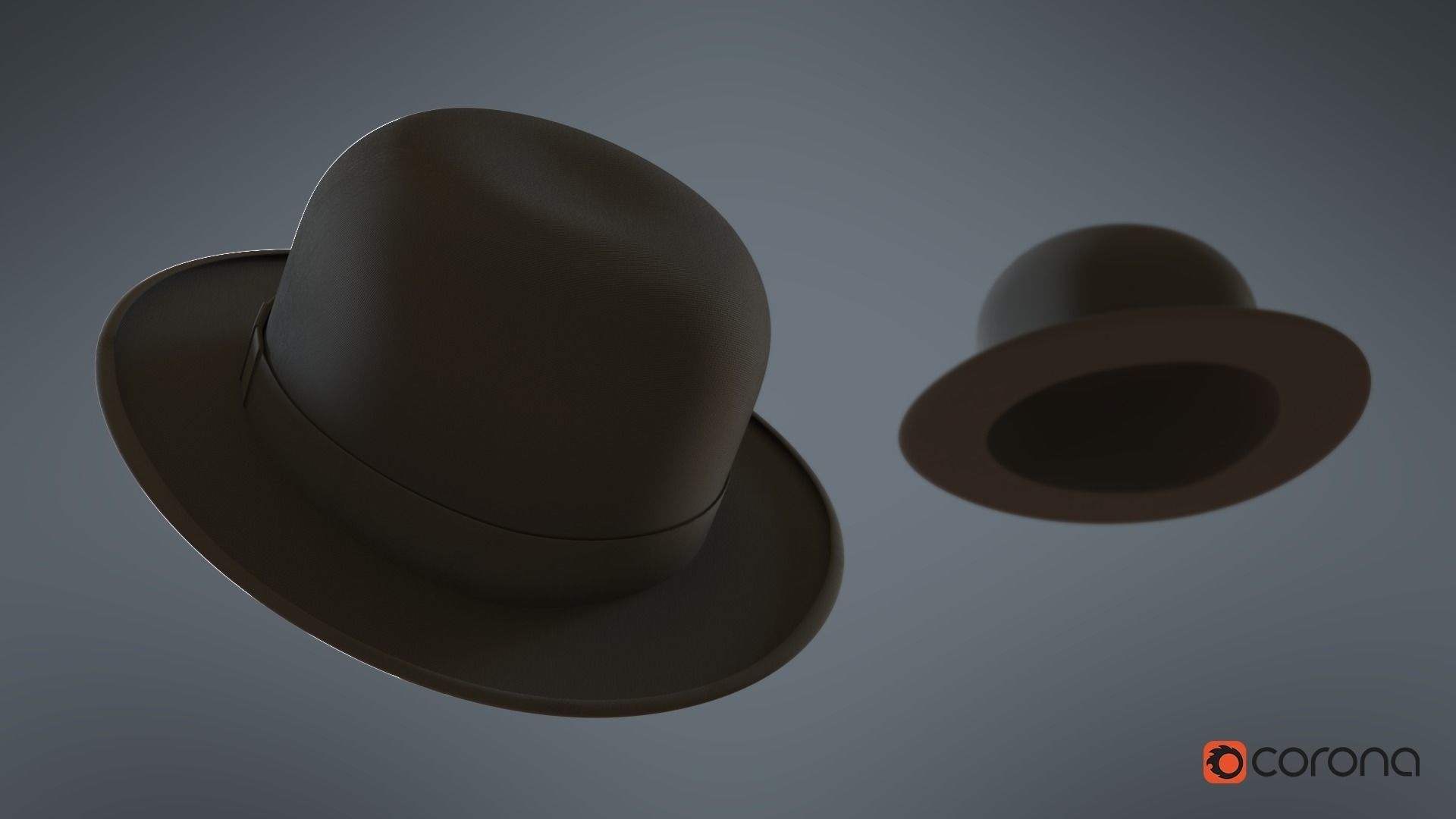 3D model Bowler Hat VR / AR / low-poly | CGTrader