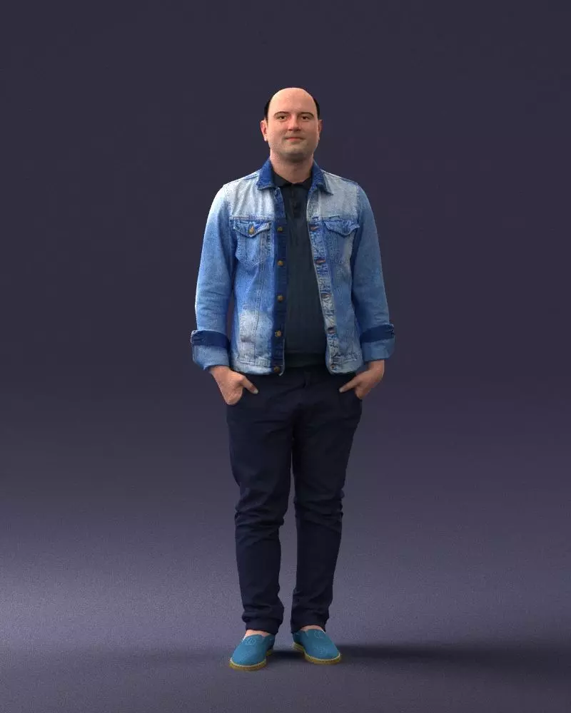 000068 Jeans Jacket 0721 3dp 3D print model