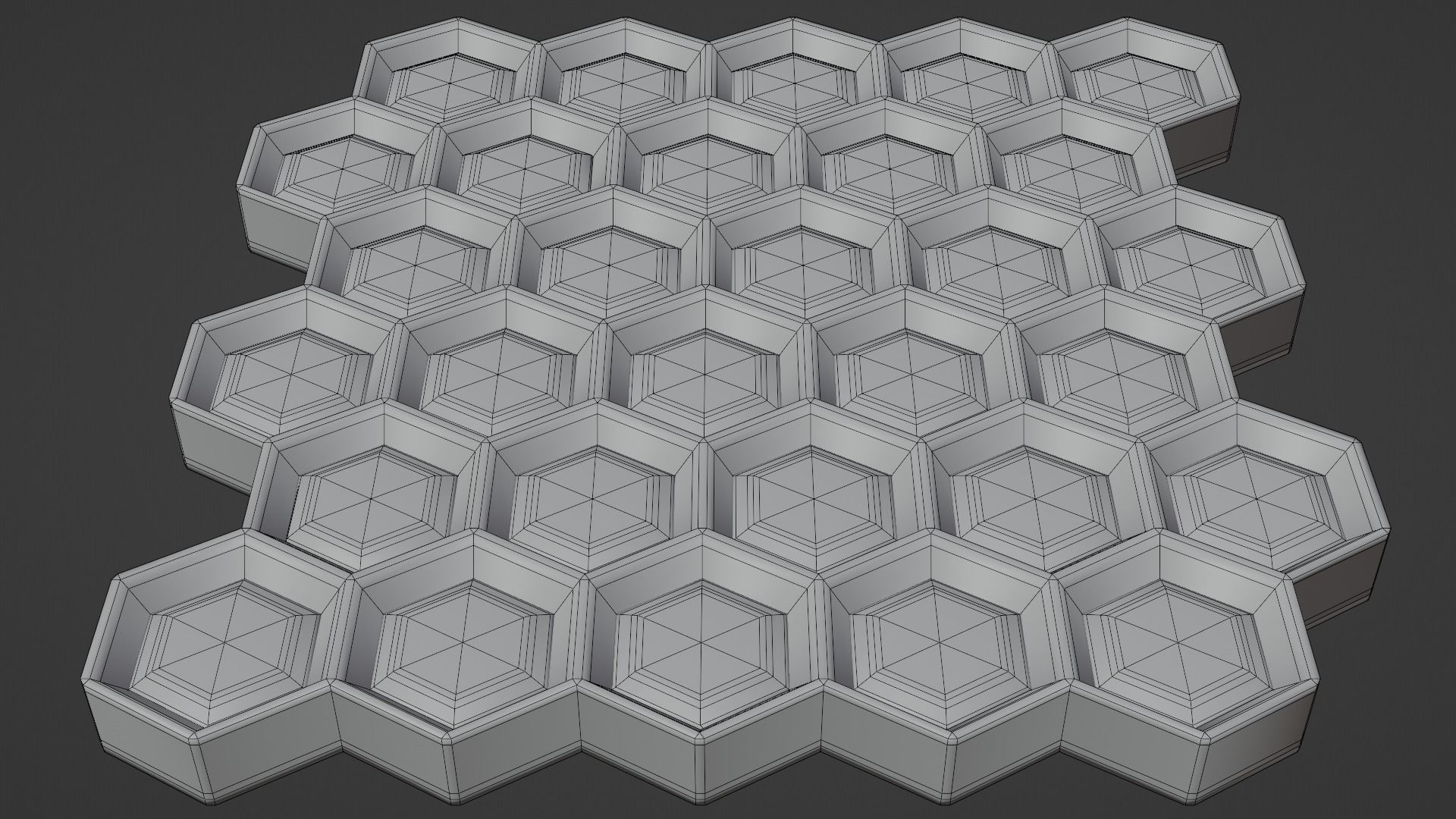 Honeycomb 3D model_11
