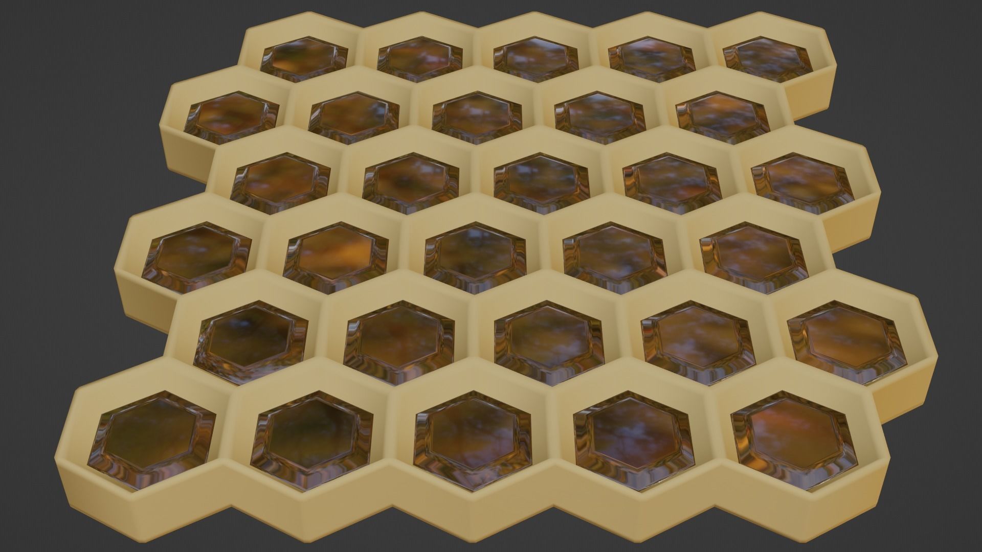 Honeycomb 3D model_4