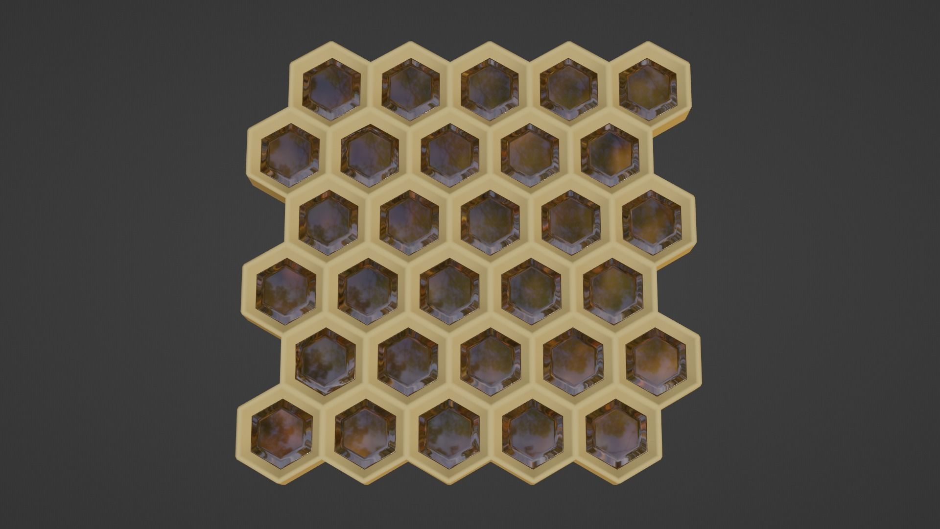Honeycomb 3D model_2