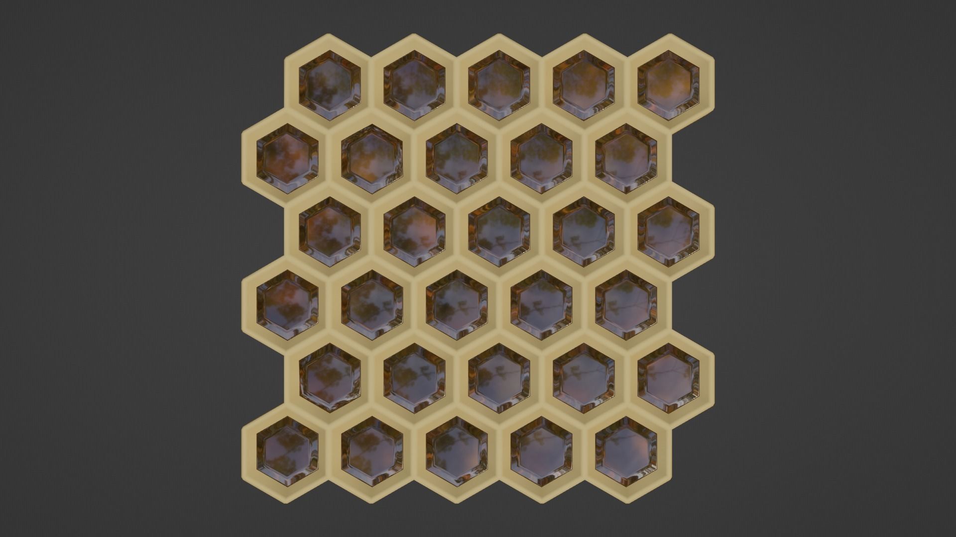 Honeycomb 3D model_1
