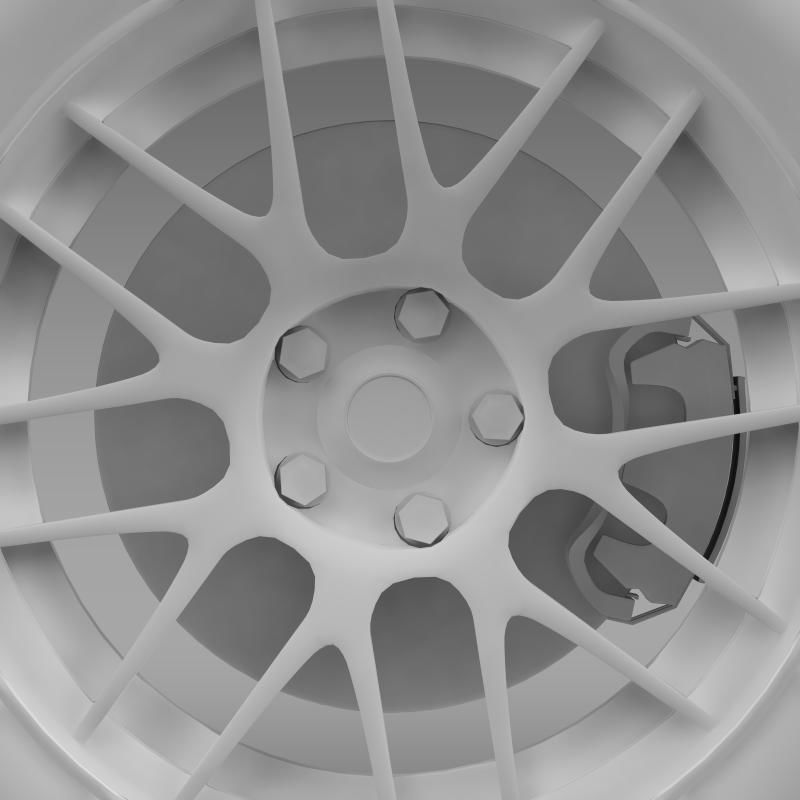 Chevrolet Camaro 2012 Hennesey wheel 3D model_3