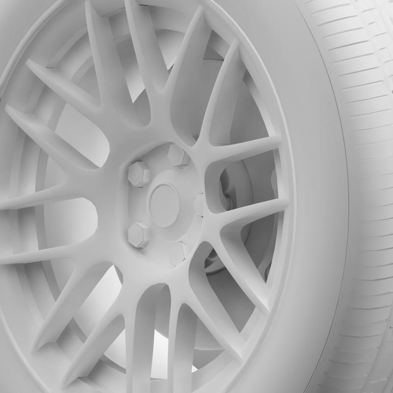 Chevrolet Camaro 2012 Hennesey wheel 3D model_1