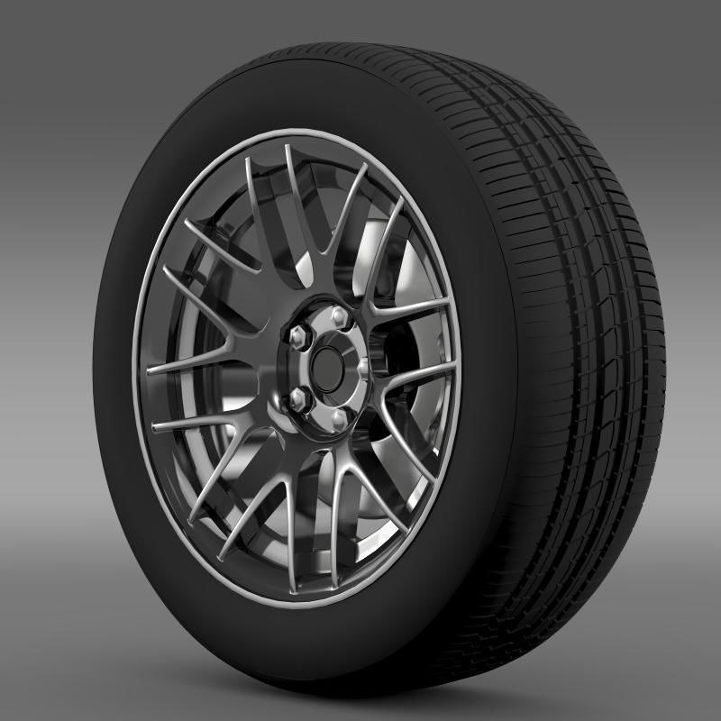 Chevrolet Camaro 2012 Hennesey wheel 3D model_5